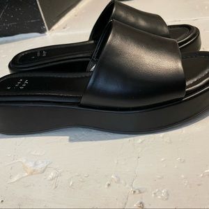 Black Platform Sandals